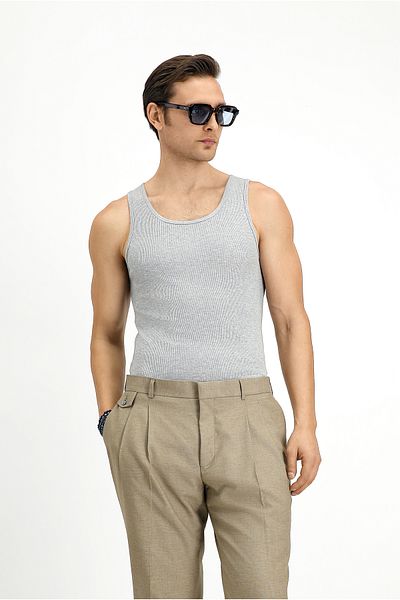 Kiğılı Slim Fit Slim Fit Cotton Corded Undershirt