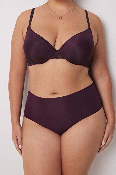 Women'secret Lilac microfibre high waist panty