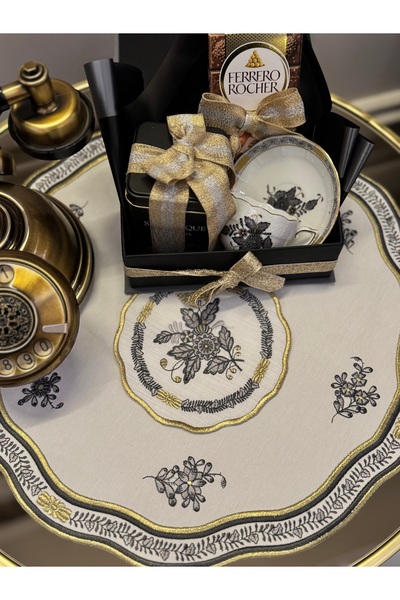 Merve Kaymakcı منديل عرض متوافق مع HEREND APPONY - مدخن