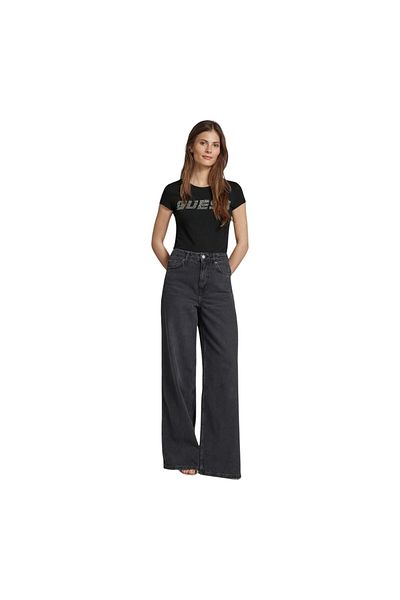 Guess Tricou nou Kıara Ss Tricou negru pentru femei V5gı20j1314-jblk