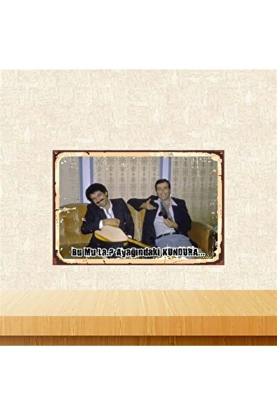 TAKIFİX Ibrahim Tatlıses Kemal Sunal Bu Mu La? Ayağındaki Kundura 20-30 cm Re...