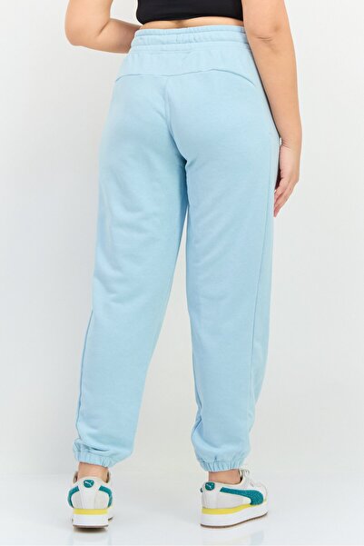 Puma Women Sportswear Fit Brand Logo Sweatpants, Sage Blue