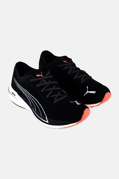 Puma Women Deviate Nitro Lace Up Outdoor Shoes, Black