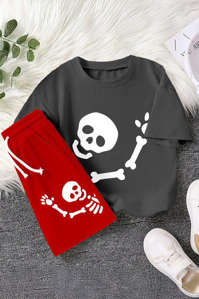 MYADA Nova sezona King Skeleton B Štampano Dvodelni dečiji set 23464