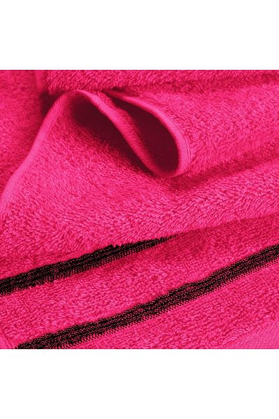 SB SizinBazar Pink 100% Cotton Bath Towel - 70 * 140 Cm Fuchsia Beach Towel