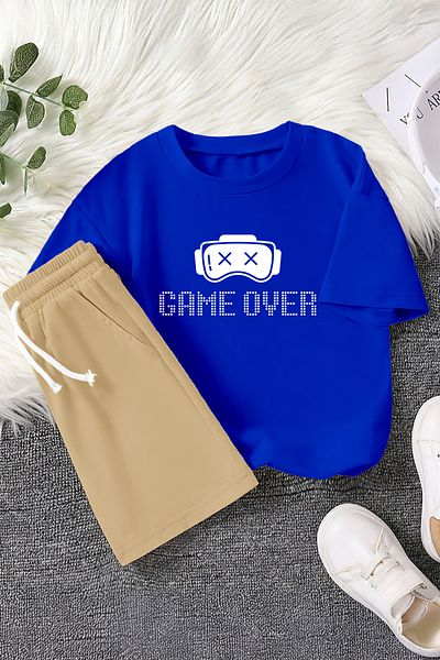 MYADA Noul sezon Game Over Ochelari virtuali scrise Imprimate Set de 2 copii 23387