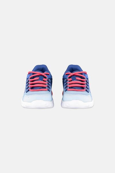 FILA Kids Girl Lace Up Outdoor Sports Shoes, Slate Blue