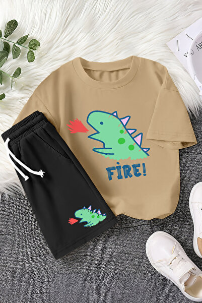 MYADA Новий сезон Костюм для дітей з принтом дракона, 2 предмети 23463