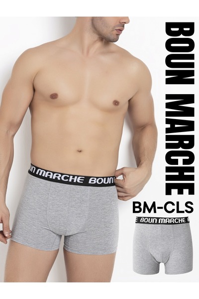 BOUN MARCHE Men's Boxer Lycra Premium Box of 6 Chester
