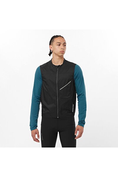 Salomon SENSE AERO VEST Erkek Rüzgarlık Black LC2191400