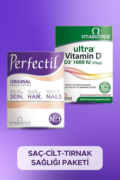 ULTRA Hair, Skin, Nail Health Package Containing Vitamin D