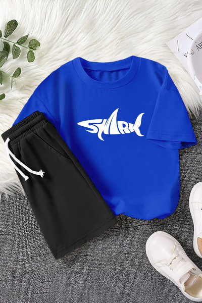 MYADA Nova sezona Shark Štampano 2-dijelni dečiji set 23386
