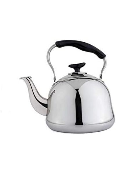 ALSAIF 5L Saif Teapot, durable and elegant, ideal for serving tea and other types of tea. Silver color.