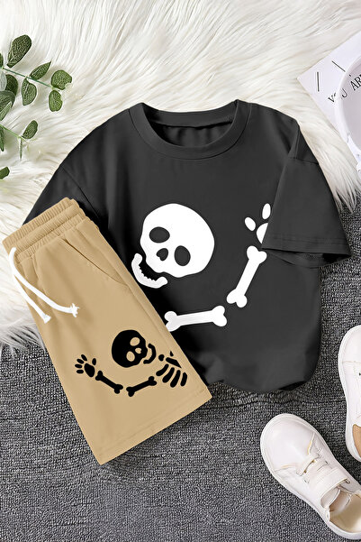 MYADA Новий сезон, милий скелет, принт, 2-х частий дитячий комплект 23466