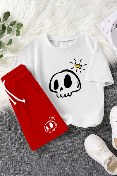 MYADA Nova sezona King Skeleton B Štampano Dvodelni dečiji set 23464