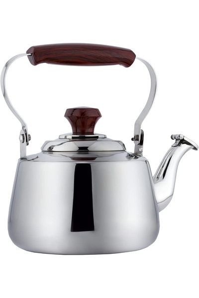 ALSAIF 800ml Saif Teapot, durable and elegant, ideal for serving tea and other teas. Silver color.