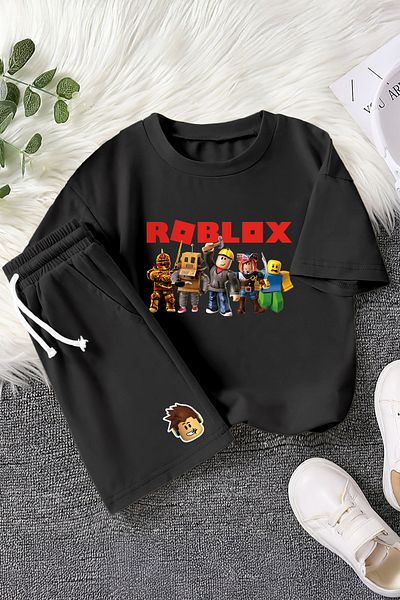 MYADA Set colorat pentru copii din 2 piese cu imprimeu Roblox Premium Fun 23407