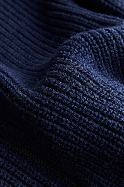W Collection Dark Blue Knitting Cardigan