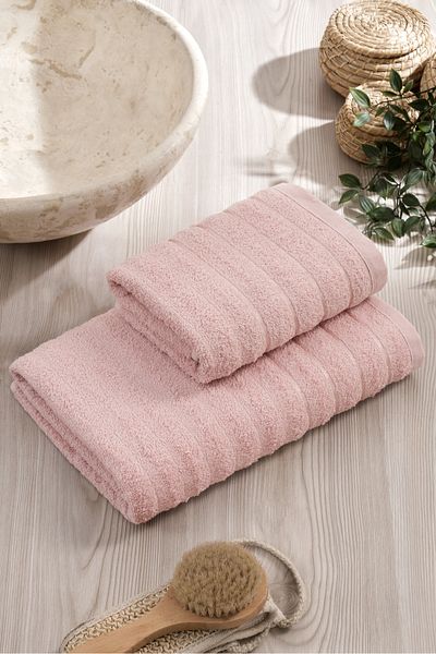 Eponj Home Σετ Πετσέτες 2 τεμαχίων Wave 50x85cm+70x140cm