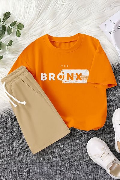 MYADA New Season the Bronx Printed 2-Piece Children's Set 22506