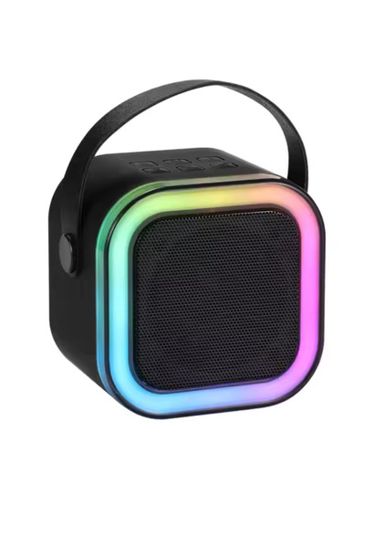 yumax Bluetooth Karaoke Hoparlör Seti Mikrofonlu, RGB LED Işıklı, Yüksek Ses, TaşınabilirMüzik Bombası