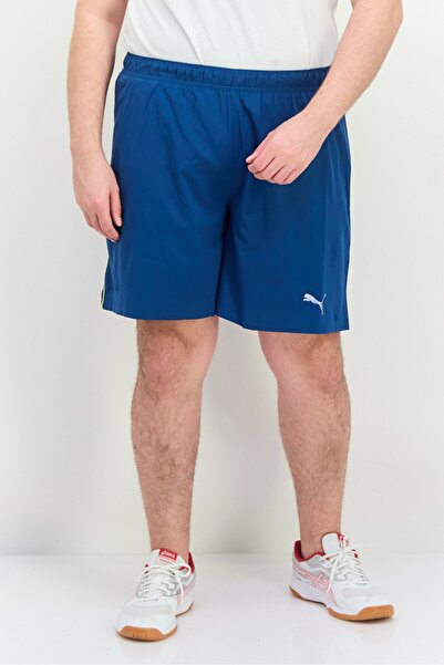 Puma شورت رياضي رجالي للجري بمقاس 7 بوصات، أزرق مخضر