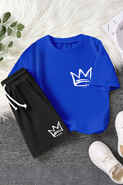 MYADA Новий сезон King з принтом 2-х предметний дитячий комплект 23461