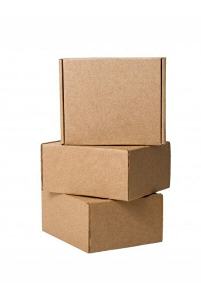 Aspak 16x16x12 Cm Kutu-Kare Receiver E-ticaret Kargo Kutusu-1 Desi Kutu-kraft...