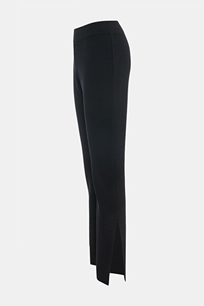 W Collection SİYAH BORU PAÇA SPOR PANTOLON