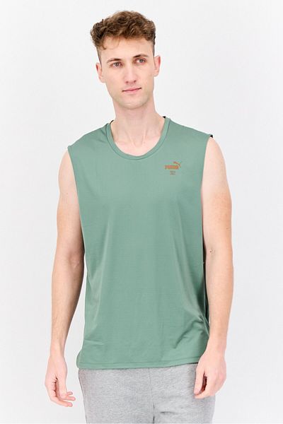 Puma Men Sportswear Fit Sleeveless Training Vest, Green