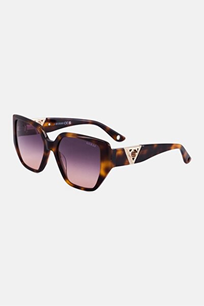 Guess Women GU789252B55 Geometric Sunglasses, Brown