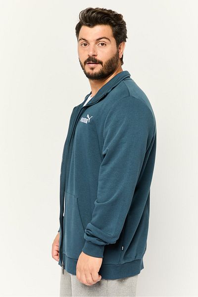 Puma Men Sportswear Fit Long Sleeve Outdoor Sweatshirt, Dark Blue