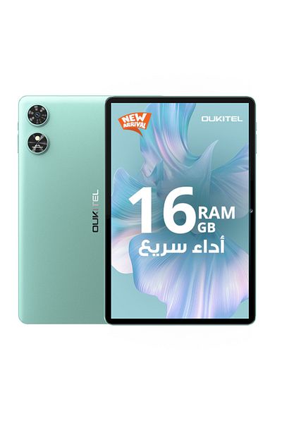 oukitel OT6 Kids Tablet With 10.1-Inch Green 4+12GB RAM 64GB WiFi - Middle East Version