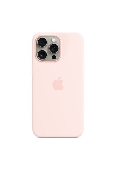 Apple iPhone 15 Pro Case Silicone Inside Microfibe Soft Silky Touch Anti-Scratch Thin Shockproof Cover