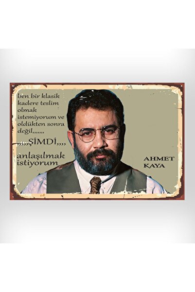 TAKIFİX Ahmet Kaya Öldükten Sonra Değil Şimdi Anlaşılmak Istiyorum Tasarımlı ...
