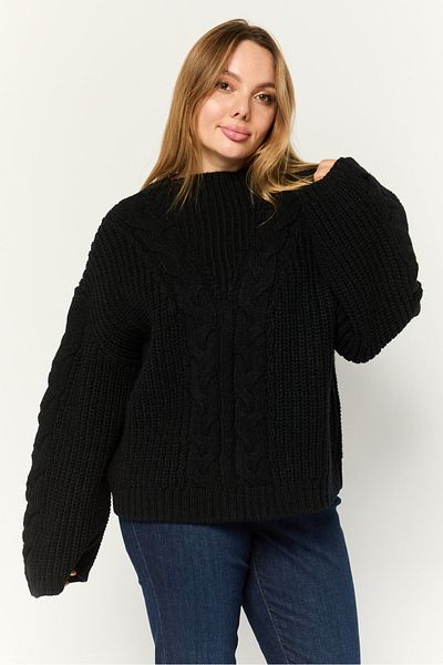 Dkny Women Boat Neck Knitted Sweater, Black