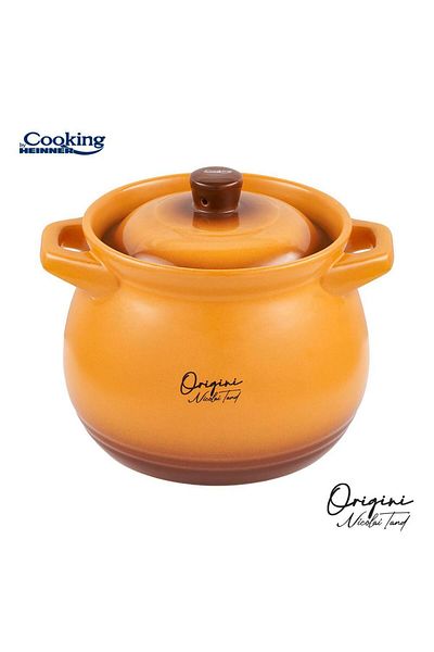 Heinner Ceramic pot with lid Heinner HR-FJ-035, NICOLAI TAND, 14.5 x 16 cm, 3 L