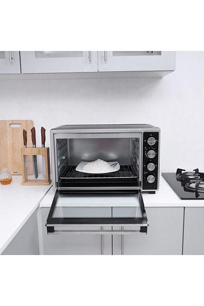 Olsenmark OMO2266, 2000W Electric Oven with Convection & Rotisserie, 45L