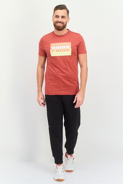 Puma Men Sportswear Fit Short Sleeve Outdoor T-Shirt, Brown