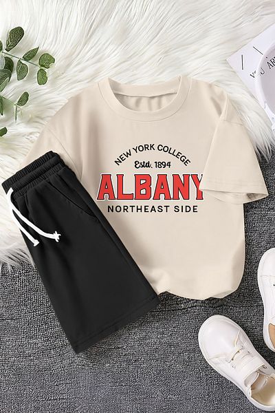MYADA Premium Albany City Printed 2-Piece Children's Set 22942