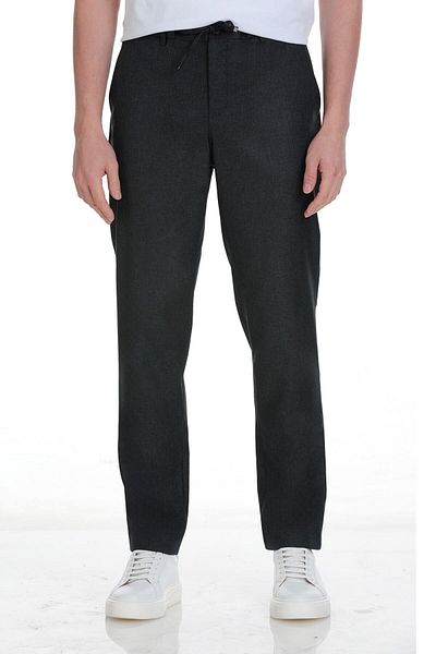 Hatemoğlu Παντελόνι Jogger Dynamic Fit Navy Blue με πλαϊνές τσέπες