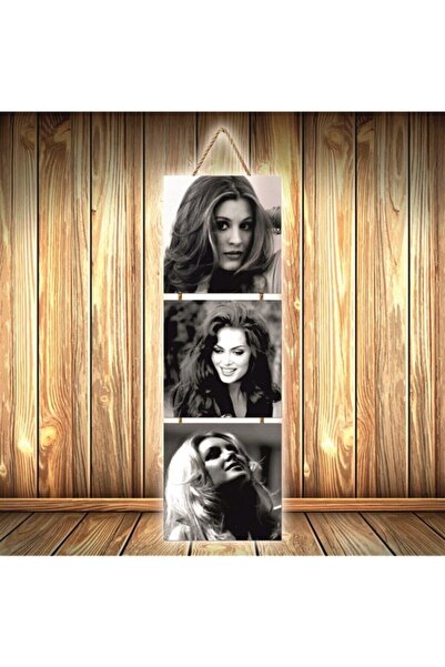 Gülşen Türkan Filiz Design Triple Retro Wood Poster Ü498