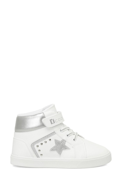 ICool Design Lodi Hi F 4Pr White Girl's High Sneaker