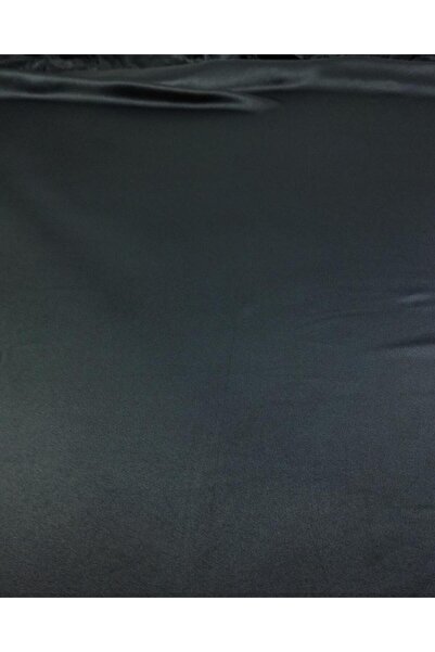 Kumaş Parça Viscoză din satin moale - Culoare neagră, Lățime: 130 cm