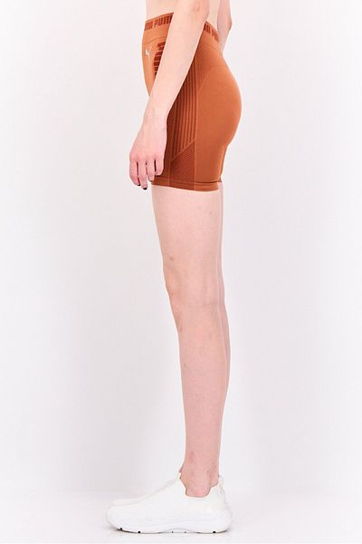 Puma Women Sportswear Fit Training Seamless Shorts, Mocha Bisque