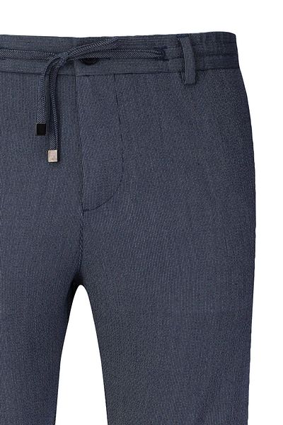 Hatemoğlu Navy Blue Relaxed Fit Side Pocket Jogger Trousers