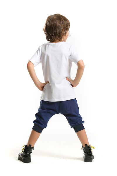 Denokids Set triko Capri Shorts Mask Gang Boy