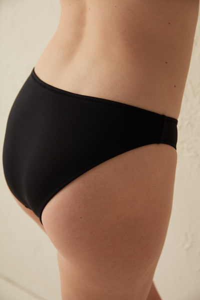 Penti Siyah Basic Slip Bikini Altı