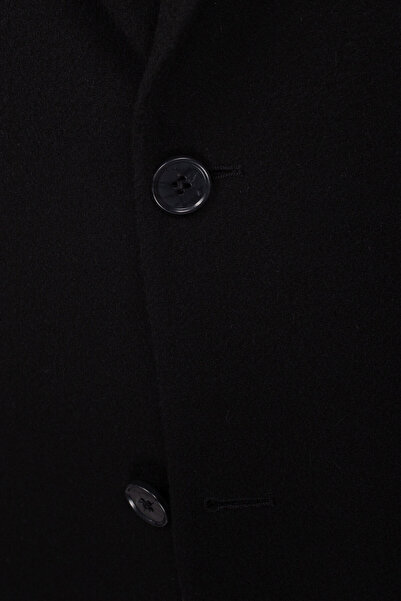 W Collection Black Buttoned Wool/Cashemere Jacket