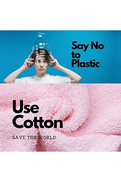 SB SizinBazar 2 Pieces Cotton Hair Drying Cap - Head Towel Hair Cap